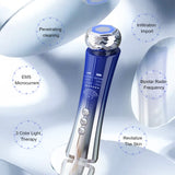 2023 4 In 1 Handheld Rf Radio Hot Cool EMS Face Tools Led Massager Red Therapy Wand Tightening Face Lift Device