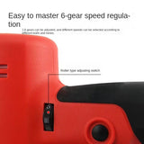 1680W Portable Lithium-Ion Electric Wall Polishing Machine for Cement Mortar and Concrete Surface, Handheld Abrasive Tool