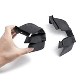 Black Plastic Front and Rear Mud Flaps for 1/10 RC Crawler Car Axial SCX10 II 90046 90047 Upgrade Parts