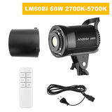 Andoer 135W/60W Bi-color Portable LED Studio Video Dimmable Bowens Mount Continuous Light for Product Portrait Photography