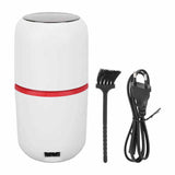Electric Pill Crusher Grinder Stainless Steel Small Fine Powder Electronic Pulverizer for Home for Patients White/Black