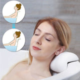 1Pcs Spa Bath Bathtub Non-slip Suction Cups Neck Head Relaxing Soft Comfortable Pillow Bathroom Supplies