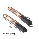 8 Pcs Carbon Brushes,Replacement Motor Brush Parts for KitchenAid Mixers W10380496/5K5SS/WHK55K
