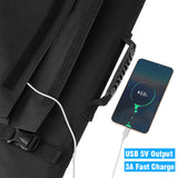 400W Foldable Solar Panel Bag - Power Bank for Phone, Ideal for Outdoor Camping, Hiking, Boat, RV & Car