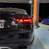 Suitable for 08-16 Audi A5 assembly modified new RS LED light running water steering taillight