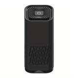 1pc Portable Car Air Purifier with USB Type-C, 3 Speeds, and Night Light