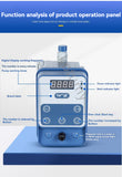 Electromagnetic Diaphragm Adjustable Acid Chlorine Chemical Dosing Electronic Metering Pump.