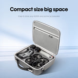 DJI Avata PU Waterproof Suitcase Crossbody Bag Portable Drone Storage Bag for DJI FPV Flight Goggles V2/Goggles 2 Accessory