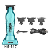 2024 New Cutting hine WMARK NG-133 NG-317 Clipper 8300 RPM with Charging Base Low Noise Hair Trimmer for Men