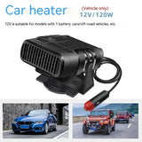 Fan 200W 12V/24V Electric Coog Heating Auto Windshield Defroster Deing Demister Car Anti-Fog Heater