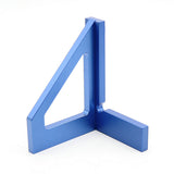 ES-5 Multifunction Carpentry Triangle Ruler 45/90 Degree Measure Angle Ruler Woodworking Scriber Ruler 3D Miter Triangle Ruler