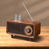 Retro Speaker Mini Retro Phonograph Shape Stereo Speaker Exquisite Gramophone Music Box Table Desk Decoration