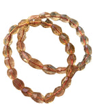 Natural Citrine Faceted Bucket Bead Bracelet Crystal