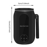 Electric Automatic Rotary for Coffee Cappuccino Latte 4 in 1 Hot and Cold Foam Maker Milk Frother Foamer