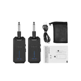 AM-5G Wireless 5.8G System - Rechargeable Audio Transmitter Receiver ISM Band for Electric Bass Guitar Amplifier Accessories