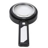 Magnifying Glass Ergonomic Handle LED Lighted Magnifier Comfortable Grip for Make Handicrafts for Old Men