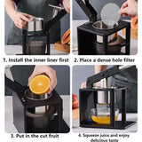 Manual Household Fruit Watermelon Pomegranate Juice Juicer Commercial Lemon Press