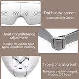 Smart Eye Massager Airbag Vibration Eye Care Instrument Hot Compress Bluetooth Music Eye Massage Glasses Fatigue Pouch Wrinkle