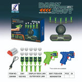 Luminous Electric Suspended Target Children's Shooting Compeon Soft Elastic Sponge Gun Set Outdoor Sports Toy Gift