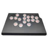 (Transparent keycaps) Fight Stick for PC Replacement Leverless Controller Arcade Stick for  Arcade Stick with Light