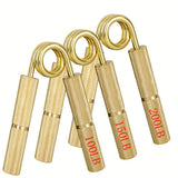 2/3/4/7pcs Golden Hand Grip Strengthener, Stainless Steel Finger Gripper, 50-350LB Metal Wrist Exercise Equipment