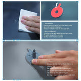 DIY Car Windshield Kit Tools Auto Glass Windscreen Repair Set Give Door Handle Protective Decorative Stickers