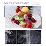 10 Tier Cupcake Holder Round aron Tower Stand Clear Cake Display Rack for Wedding Birthday Party Decor