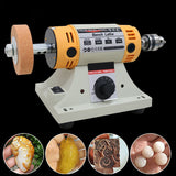 DIY Polishing Woodworking Jade Jewelry Dental Bench Lathe Grinding hine