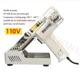 110V/220V Tin Suction Electric Hot Air Gun Desoldering Pump Soldering Iron