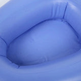 Household Iatable Bedpan Elderly Patients Care Anti Bedsore Air Cushion Potty Blue(Blue )