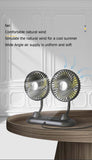 Portable Mini USB Fan, Silent, Handheld, Double Head, Air Coog, Office, Car, Home, Room, Table Fans, Creative, 4.5"