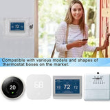 1 Set Universal Thermostat Lock Box With Key Clear Thermostat Cover For Thermostat On Wall Clear Thermostat Lock Box