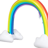 Inflatable Rainbow PVC Lawn Sprinkler Bridge - For Outdoor Fun