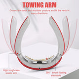 Electromagnetic pulse pain relief deep tissue cervical spine massage remote control neck massager