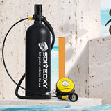 2L Scuba Diving Equipment/gear D Set Mini Tank Mask/Adapter Cyder Oxygen Bottle Underwater Snorkeg