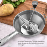 Stainless Steel Rotary Food Mill Great for Making or Soups of Vegetables Home