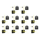 10Set Silent Large Wall Quartz Clock Movement Mechanism DIY Hands Replacement Repair Parts Kits with Back Cover