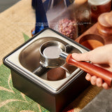 1pc Coffee Grounds Storage Box, Coffee Machine Tap Barrel Coffee Grounds Storage Box, Office, Home, Commercial Coffee Machine