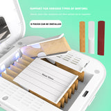 Saxophone Mouthpiece Cleaning UV Disinfection Box Sterilizing Reeds Sterilization Protection Case Holder for Musical Instrument