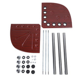 Billiard Pool Cue Rack Stable Structure Cue Stick Holder Convenient Functional 8 Holes Freestanding Slot Surface for Bar Room