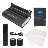 Thermal Tattoo Transfer Machine Tattoo Machine Pen Strong Power Fast Speed Low Noise with Transfer Paper for Tattoo Shop