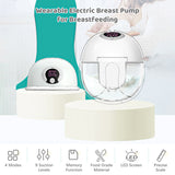 S32 Wearable for Breastfeeding Electric Breast Pump Hands FreeLow Noise with Memory Pause Functions 24mm Flange