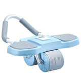 Abdominal Exercise Wheel, Automatic Rebound Tummy Roller With Elbow Support