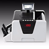 Dual screen display of counting verification machine, multi country currency available