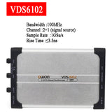 OWON VDS6102 VDS6102A USB PC Virtual Oscilloscope 2 Channel 100 MHz 1Gsa/s 14bits ADC Type-C Digital USB Oscilloscopes