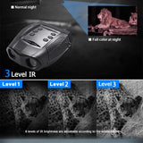 Digital Night Vision Binoculars 3" TFT LCD Display 4K Resolution Full Colors in Darkness Outdoor Night Vision Hunting Device