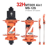Mtb Arc Bicycle 32 Holes Cassette Bike Cubes Rear Hub 135x10 for Bmx Cube HG MS XD Freehub 1112 Speed