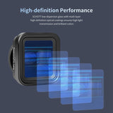 1 PCS Black 1.55X Wide Screen Anamorphic Blu-Ray Brushed Video Lens Universal