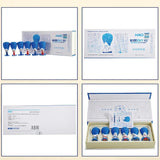 Newest 6pcs HACI Five Element Needle Bipolar Strong Vacuum Acupuncture Cupping Set Magnetic therapy