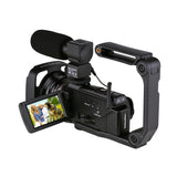 4K 60FPS HD Digital Camera DV Camcorder 48MP 16X Zoom 3" Rotatable LCD Touch Screen IR Night Vision for Video Recording
